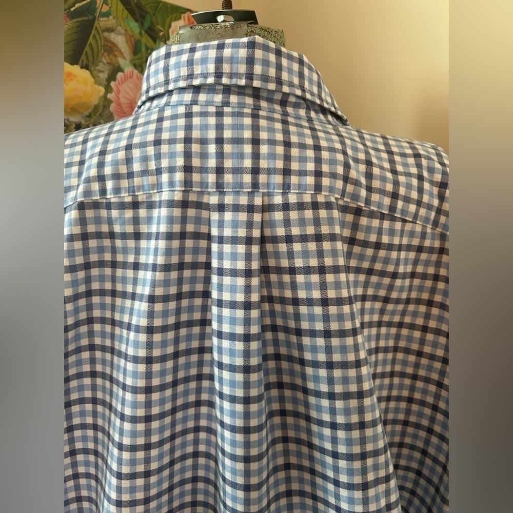 RALPH LAUREN BLUE LABEL GINGHAM OXFORD STYLE SHIRT XL. TIMELESS, POLISHED - Picture 6 of 9